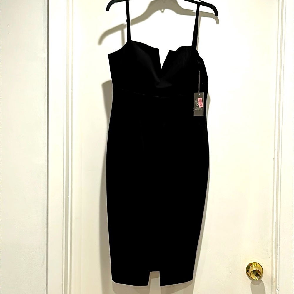 Vince Camuto Little Black Dress; New with Tags;